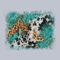 Cowhide Turquoise Leather Background Premium Hoodie | Teevron