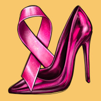 Breast Cancer Ribbon And Heels Vintage Hoodie | Teevron
