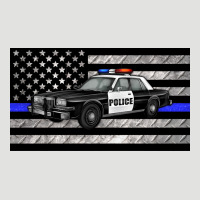 Thin Blue Line Police Car Sippy Cup Classic Tee | Teevron