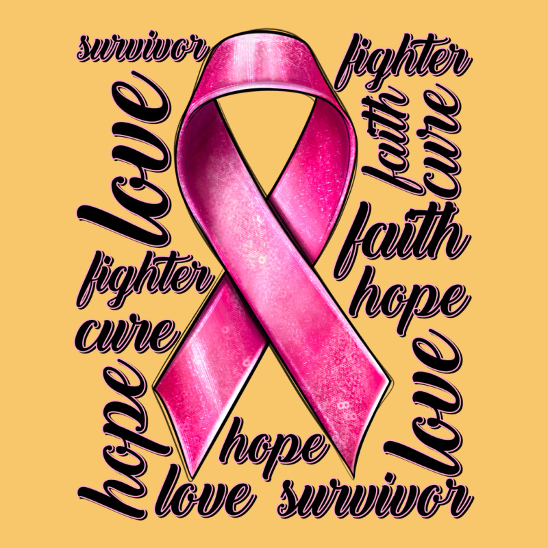 Breast Cancer Ribbon Hope Love Faith Vintage Hoodie by texasbilliewilder | Teevron