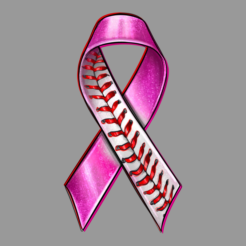 Breast Cancer Ribbon Baseball Vintage Hoodie by texasbilliewilder | Teevron