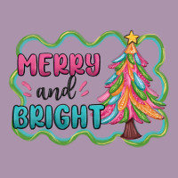 Merry And Bright Christmas Tree Heavyweight Hoodie | Teevron
