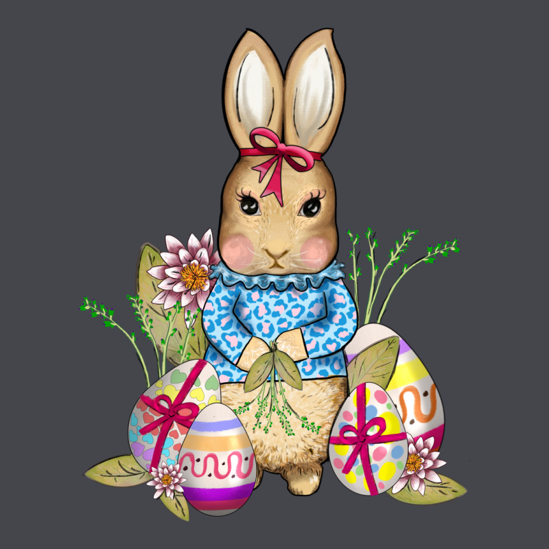 Easter Bunny And Eggs Long Sleeve Tee by AdoDesignShop | Teevron