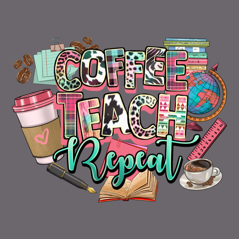 Coffee Teach Repeat Teacher Premium Sweatshirt by NancyCooperArtShop | Teevron