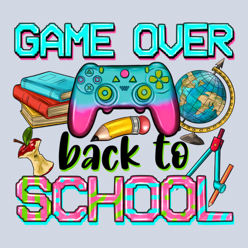 Game Over Back To School Premium Sweatshirt by NancyCooperArtShop | Teevron