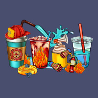 Firefighter Coffee Cups Vintage Tee | Teevron