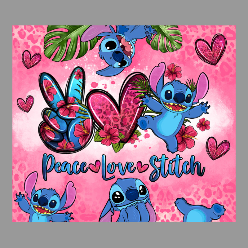 Peace Love Stitch Vintage Hoodie by Zillion Design Studio | Teevron