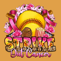 Strike Out Cancer Softball Premium Hoodie | Teevron