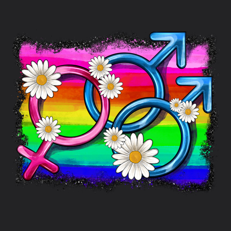 Lgbtq Gender Bisexuality Symbol Vintage Tee by HRA Design Shop | Teevron