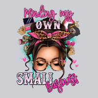 Minding My Own Small Business Messy Bun Urban Hoodie | Teevron