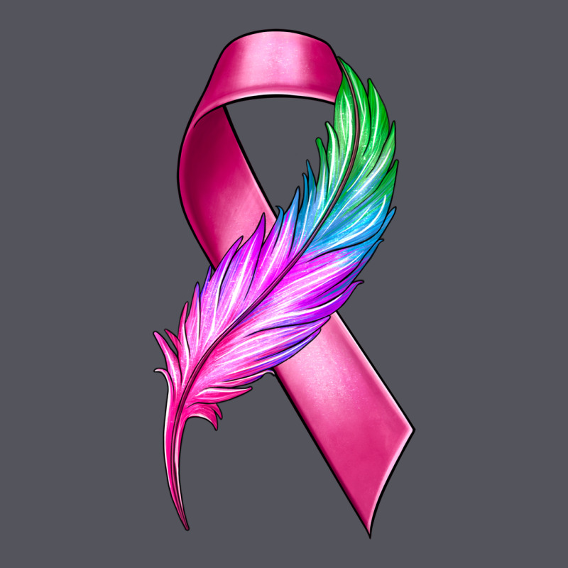 Breast Cancer Ribbon With Feather Vintage Hoodie by texasbilliewilder | Teevron