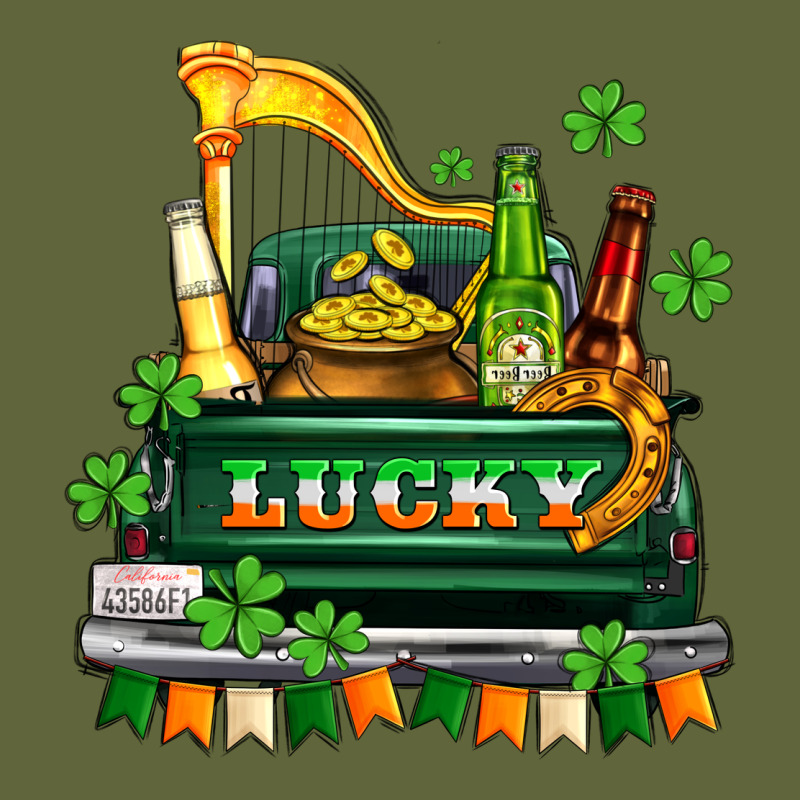 Lucky Truck With Flags And Beers Classic Tee by AdoDesignShop | Teevron