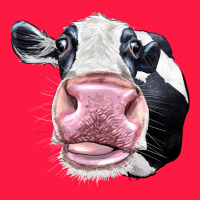 Cute Holstein Face Zipper Hoodie | Teevron