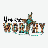 You Are Worthy Cross Urban Heavy Tee | Teevron