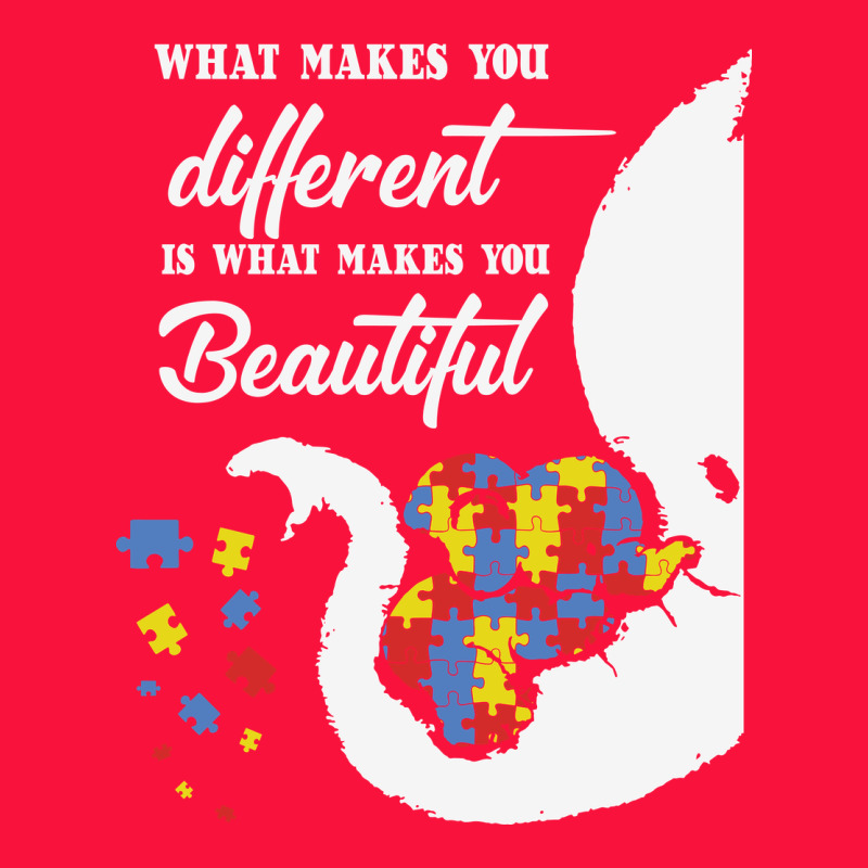 Autism Different Makes You Beautiful Classic Tee by CowhideDigitalArt | Teevron