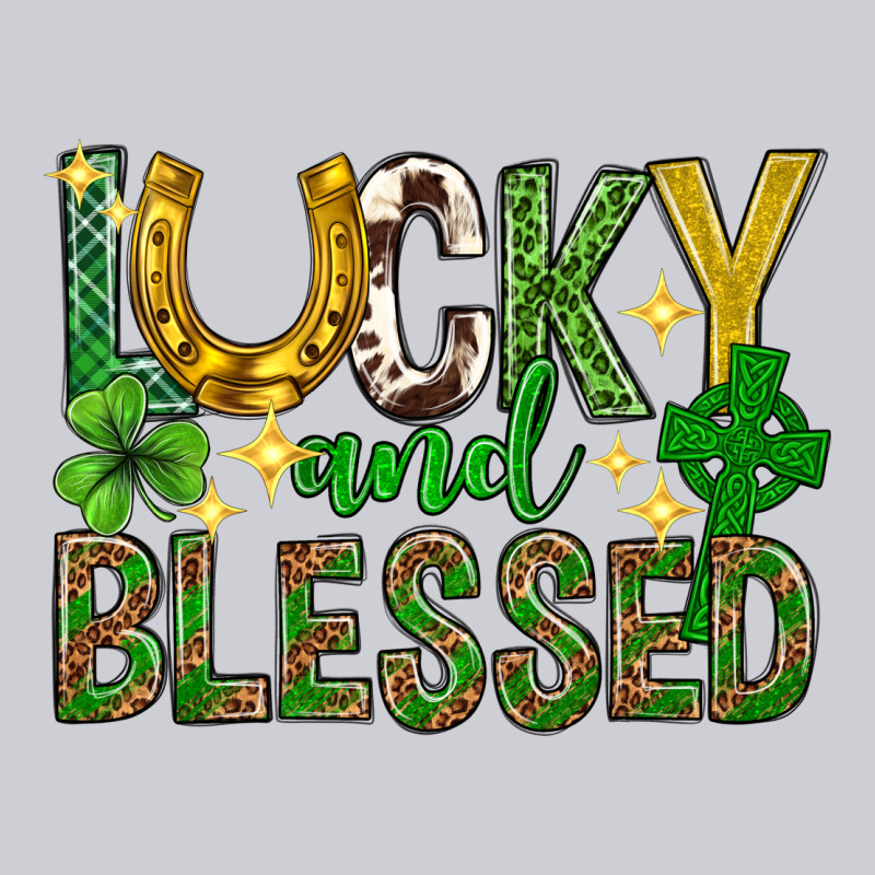 Lucky And Blessed St. Patricks Day Heavyweight Sweatshirt by Neo Western | Teevron