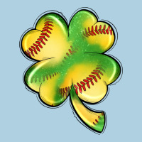 St. Patrick's Day Clover Softball Premium Hoodie | Teevron