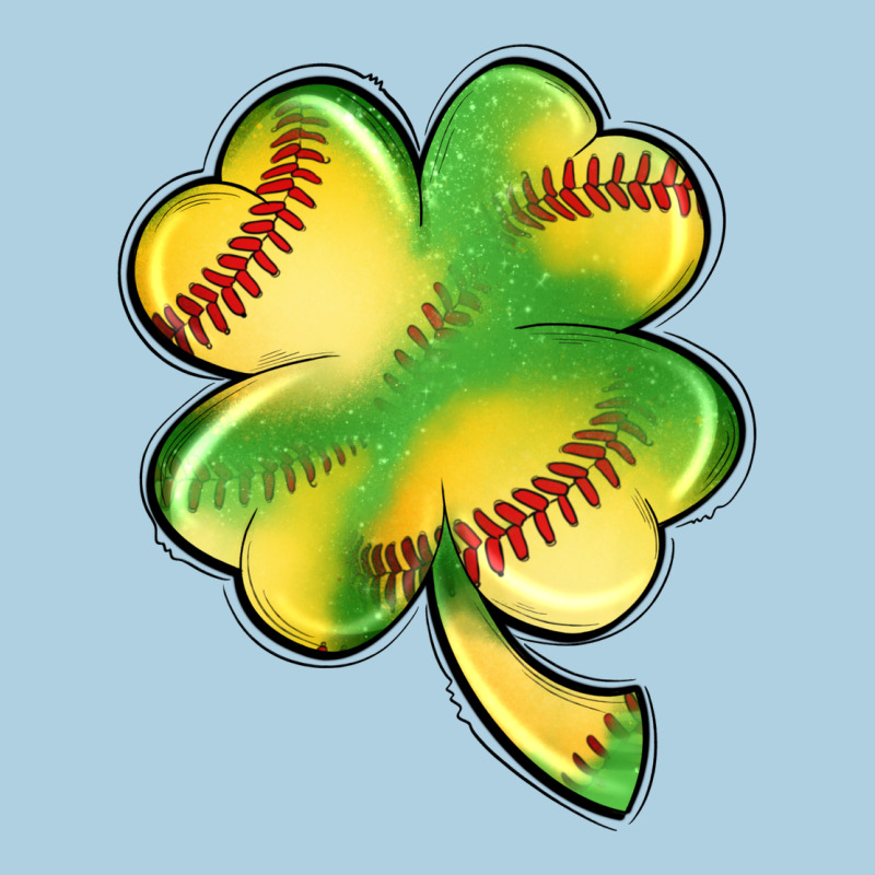 St. Patrick's Day Clover Softball Premium Hoodie by Artiststas | Teevron