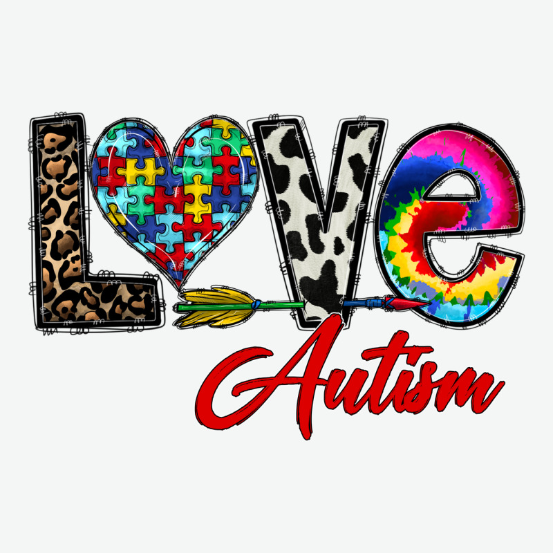 Love Autism Urban Heavy Tee by CowhideDigitalArt | Teevron