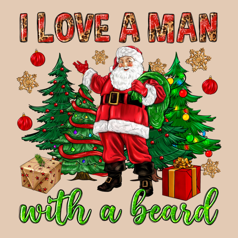 I Love A Man With A Beard Christmas Urban Hoodie by NancyCooperArtShop | Teevron