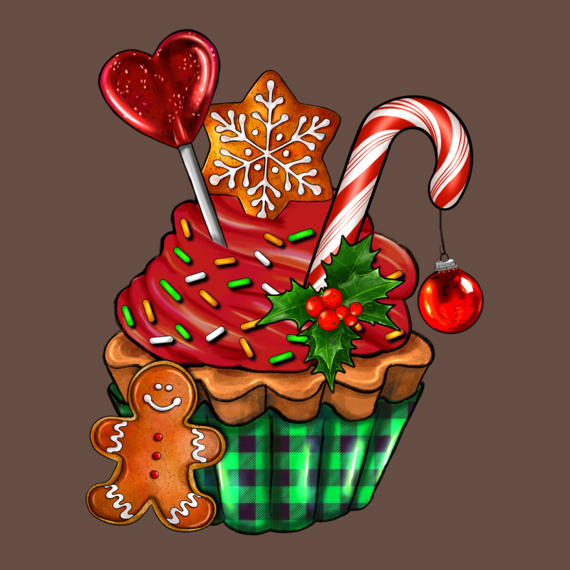 Christmas Cupcake Long Sleeve Tee by AdoDesignShop | Teevron