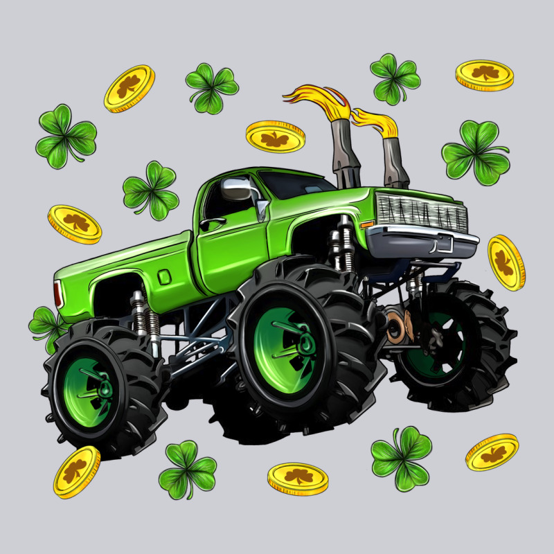 Monster Truck St Patricks Day Heavyweight Sweatshirt by Neo Western | Teevron