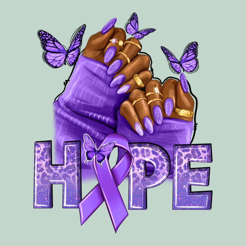 Hope Lavender Ribbon All Cancers Zipper Hoodie by NancyCooperArtShop | Teevron