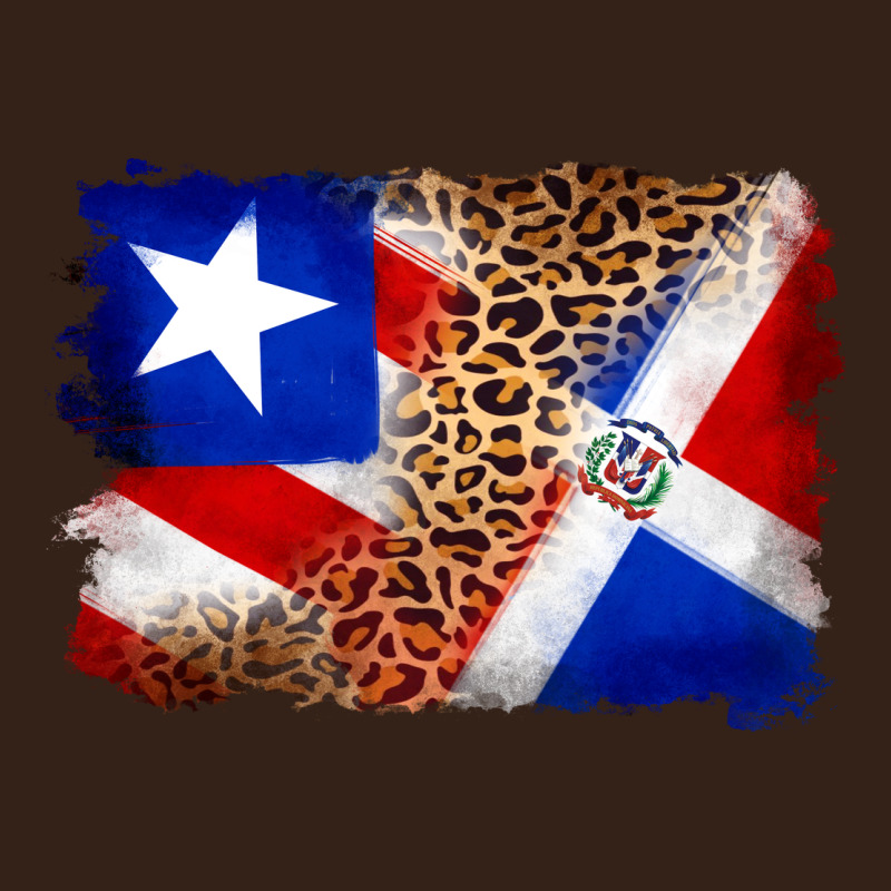 Puerto Rico And Dominican Republic Flag Heavy Core Tee by Artiststas | Teevron