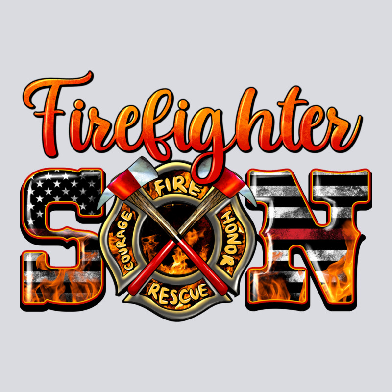 American Flag Firefighter Son Zipper Hoodie by LillyAllenDesigns | Teevron