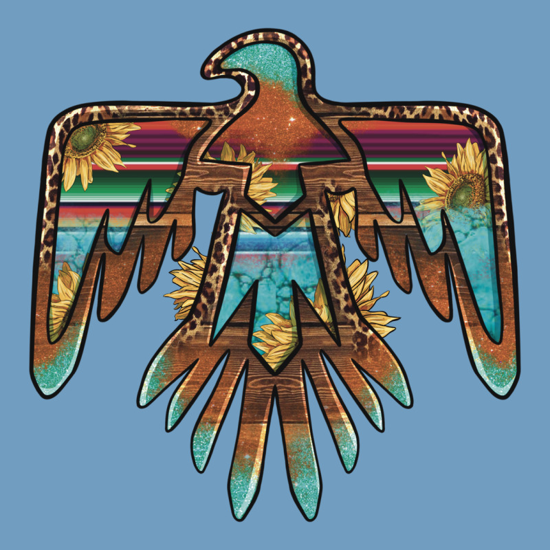 Thunderbird With Sunflowers Urban Heavy Tee by BarkalooDesign | Teevron