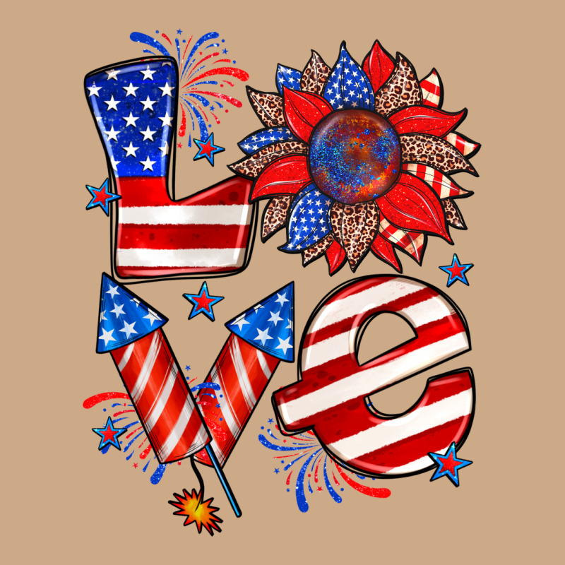 4th Of July Love Vintage Hoodie by Zillion Design Studio | Teevron