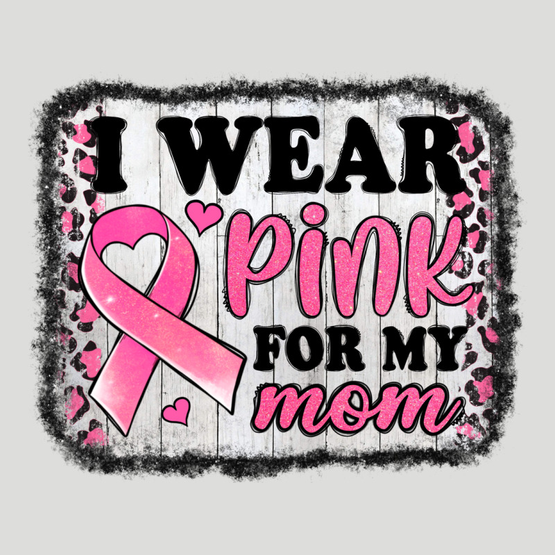 I Wear Pink For My Mom Breast Cancer Awareness Zipper Hoodie by Jasminsmagicworld | Teevron