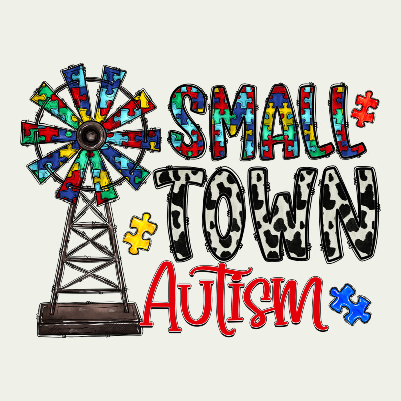 Small Town Autism Urban Heavy Tee by CowhideDigitalArt | Teevron