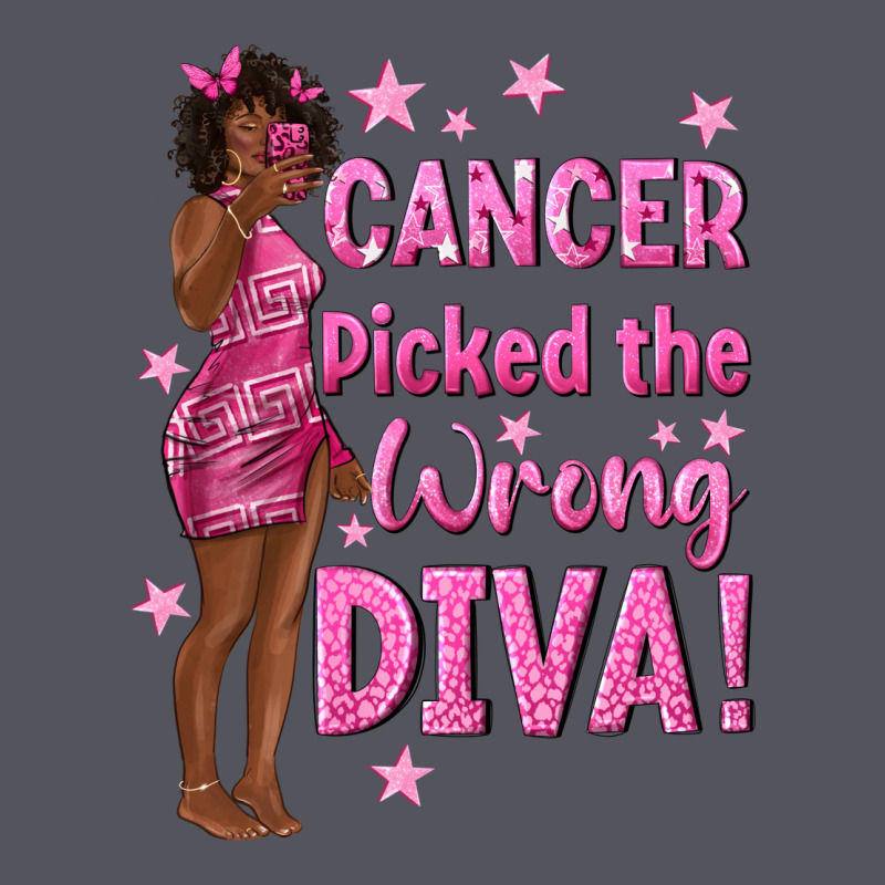 Cancer Picked The Wrong Diva With Black Woman Vintage Hoodie by texasbilliewilder | Teevron