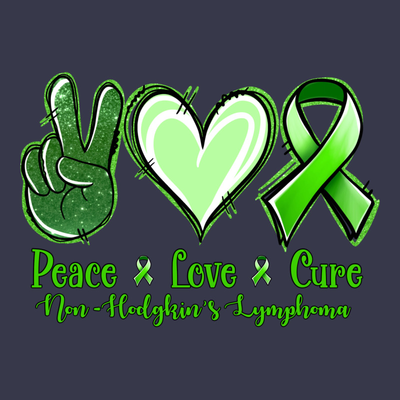 Peace Love Cure Non Hodgkin's Lymphoma Long Sleeve Tee by Jasminsmagicworld | Teevron