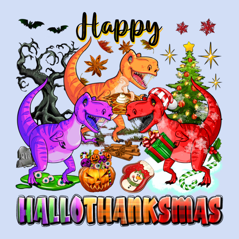 Happy Hallothanksmas Dinosaur Urban Hoodie by texasbilliewilder | Teevron