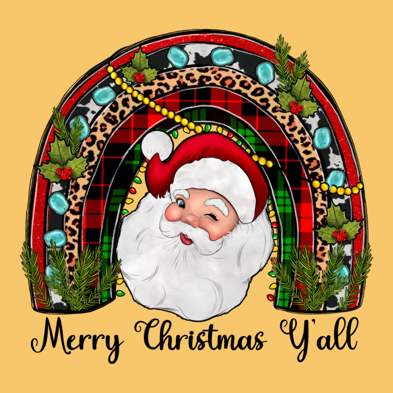 Merry Christmas Y'all Rainbow Vintage Hoodie by JahusDesignShop | Teevron