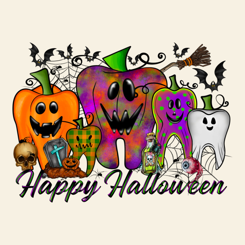 Happy Halloween Tooth Vintage Tee by RacoonDesign | Teevron