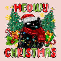 Meowy Christmas Black Cat Premium Sweatshirt | Teevron
