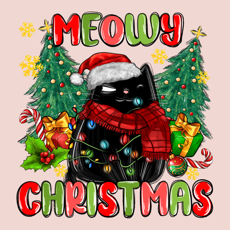 Meowy Christmas Black Cat Premium Sweatshirt by MaliasSmallBusiness | Teevron