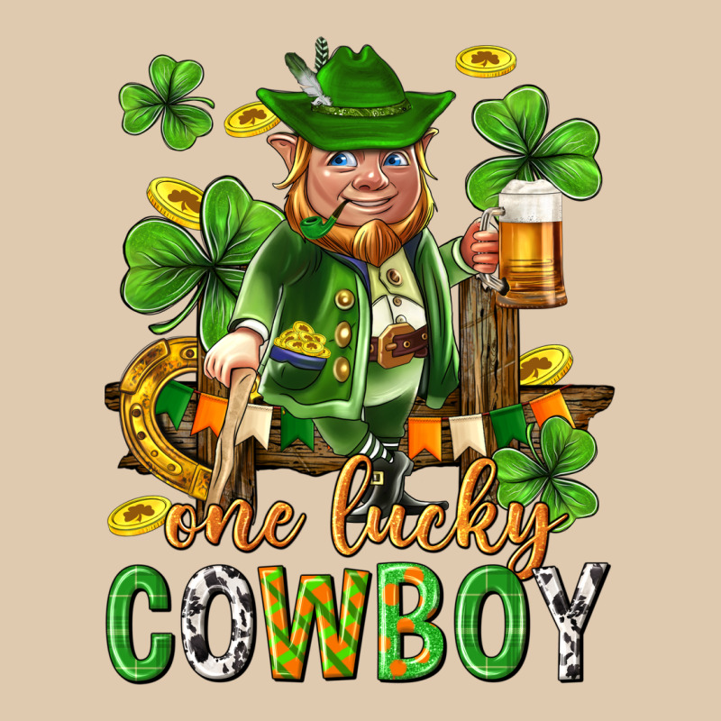 One Lucky Cowboy With St. Patricks Elf Heavyweight Sweatshirt by Neo Western | Teevron