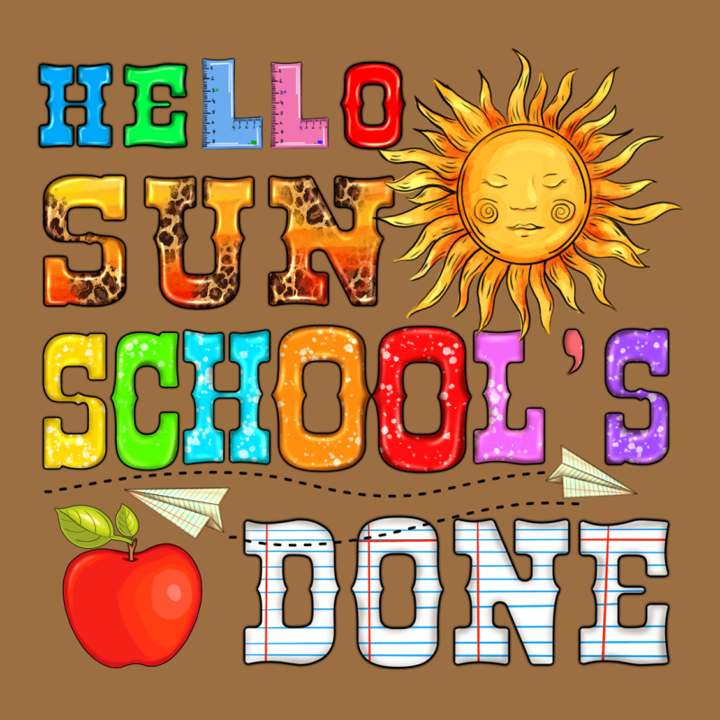 Hello Sun Schools Done Vintage Tee by HRA Design Shop | Teevron