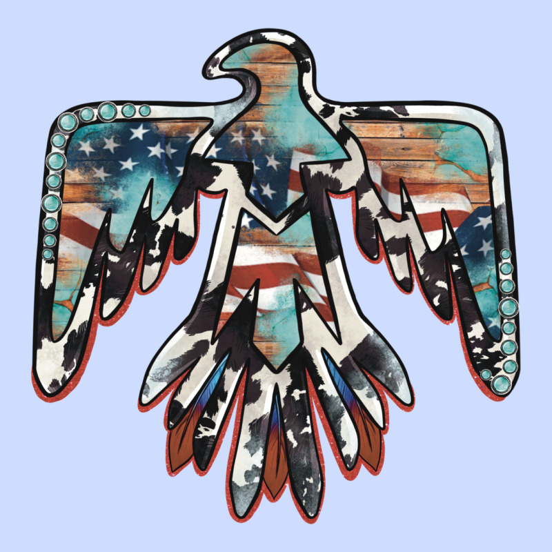 American Flag Thunderbird Urban Heavy Tee by BarkalooDesign | Teevron
