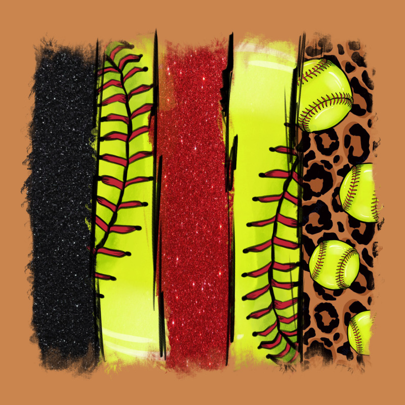 Softball Brushstroke Heavyweight Hoodie by NancyCooperArtShop | Teevron