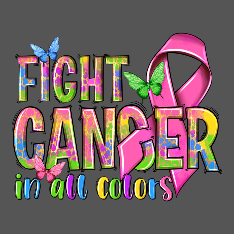 Fight Cancer In All Colors Zipper Hoodie by NancyCooperArtShop | Teevron