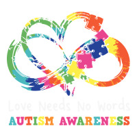 Love Needs No Words Heart Puzzle Autism | Teevron
