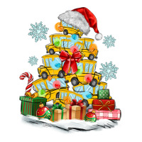 christmas tree with school bus | Teevron