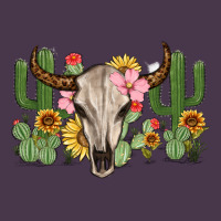 Bull Skull With Cactus Heavyweight Hoodie | Teevron