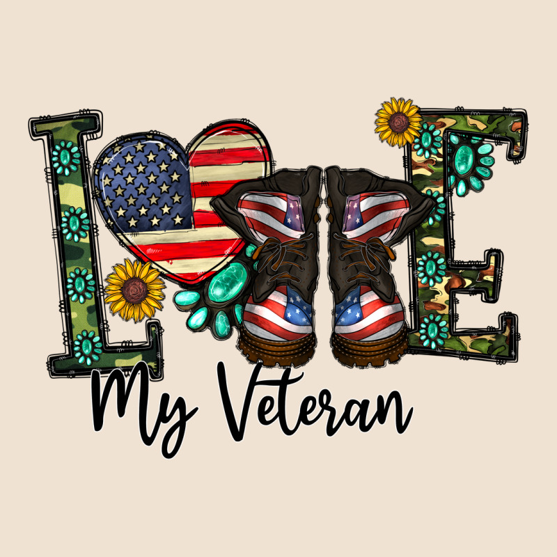 Love My Veteran Urban Heavy Tee by CowhideDigitalArt | Teevron