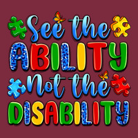 See The Ability Not The Disability Premium Hoodie | Teevron